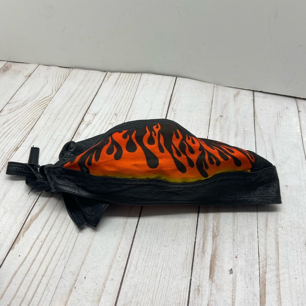Riding head cover with flame design